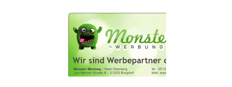 Monster Werbung