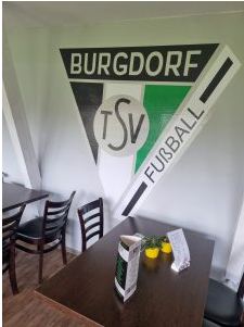 TSV Burgdorf Logo im Vereinsheim