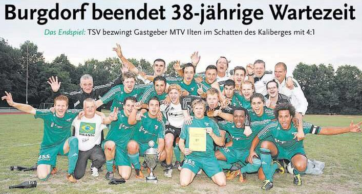 Bezirkspokalsieger TSV Burgdorf 2011