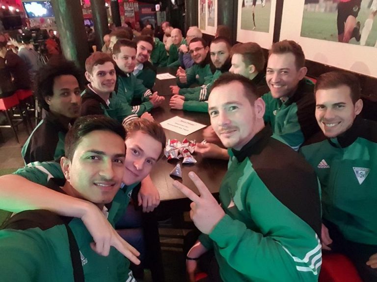 2. Herren beim NP Talk Anstoß