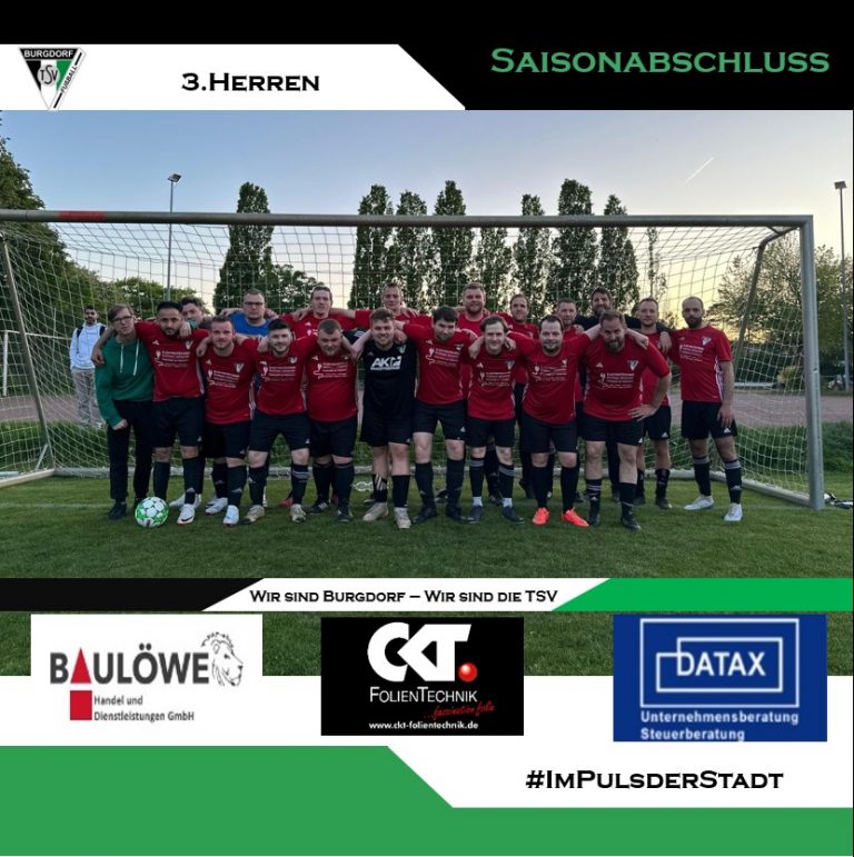 TSV Burgdorf 3. Herren: Steigende Tendenz